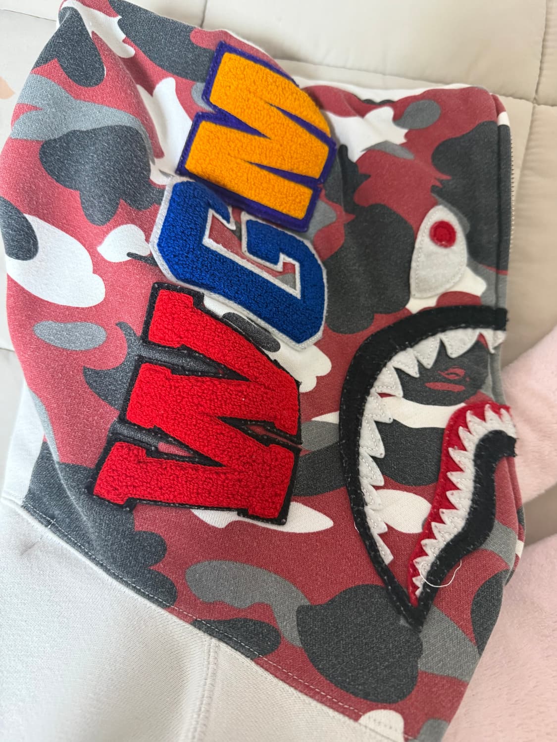 베이프 후드집업 (화이트) 상품이미지2