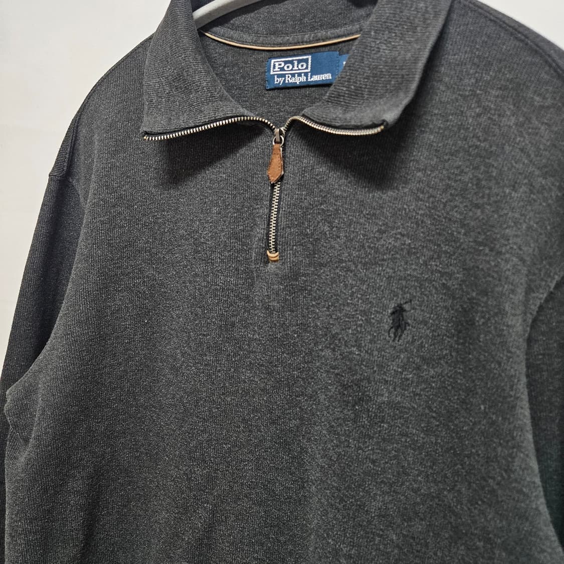 폴로 랄프로렌 빈티지 하프 집업 니트 L 상품이미지2