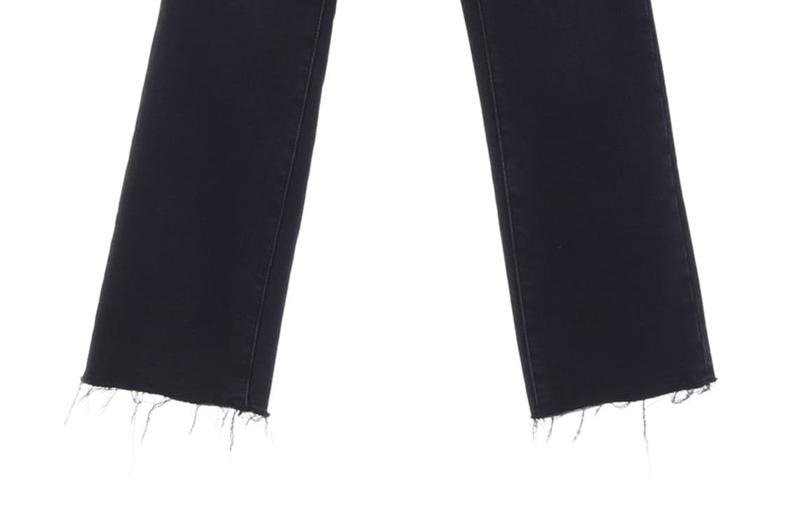 트루릴리젼 블랙 컷팅 데님 팬츠 27 상품이미지5