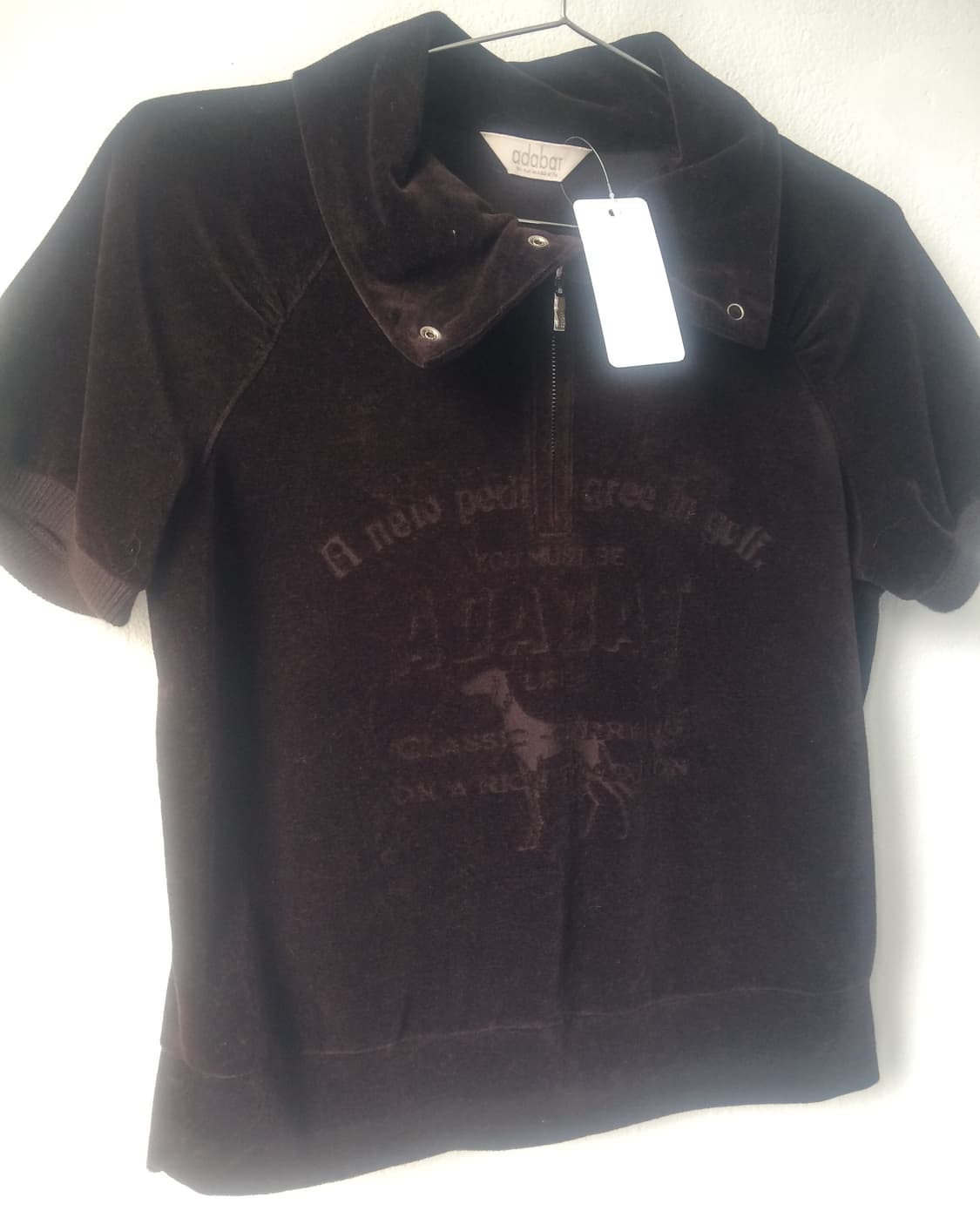 Velvet high neck top 상품이미지3