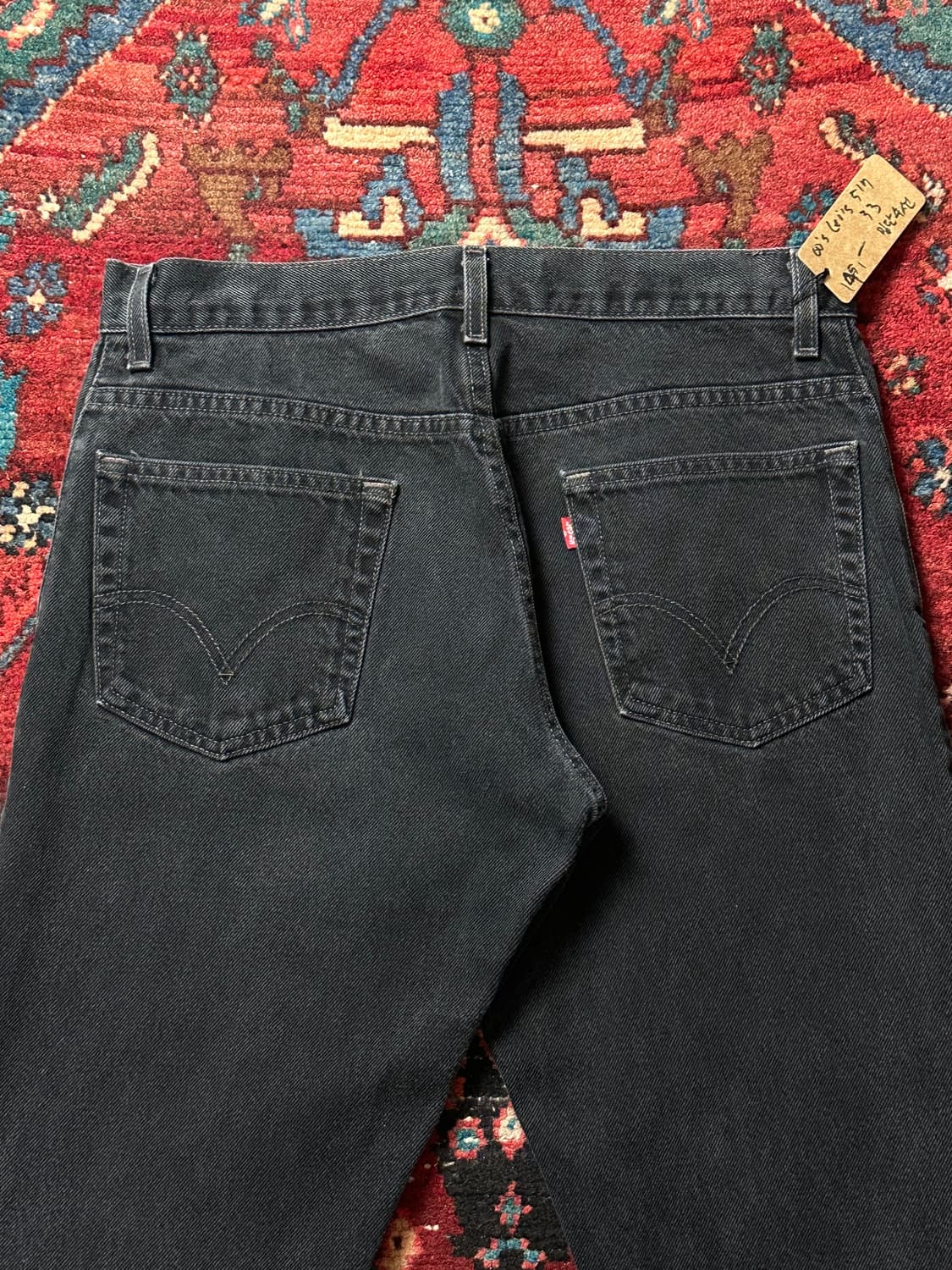 00's 빈티지 리바이스 517 블랙 플레어진 상품이미지6