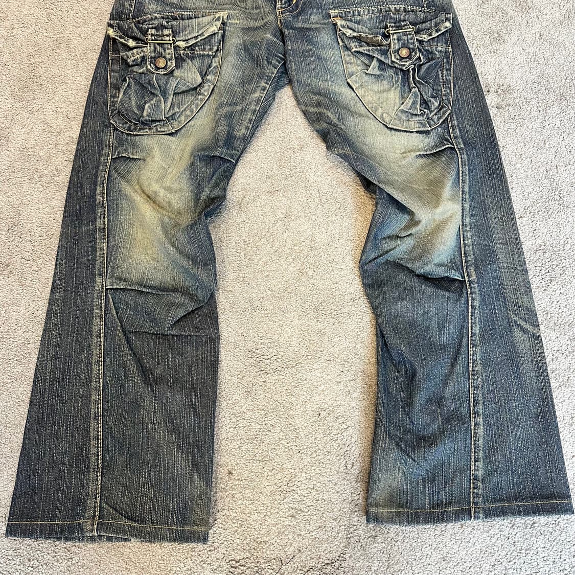 에드윈505 멀티 카고 포켓 부츠컷 데님 팬츠(32) 상품이미지5