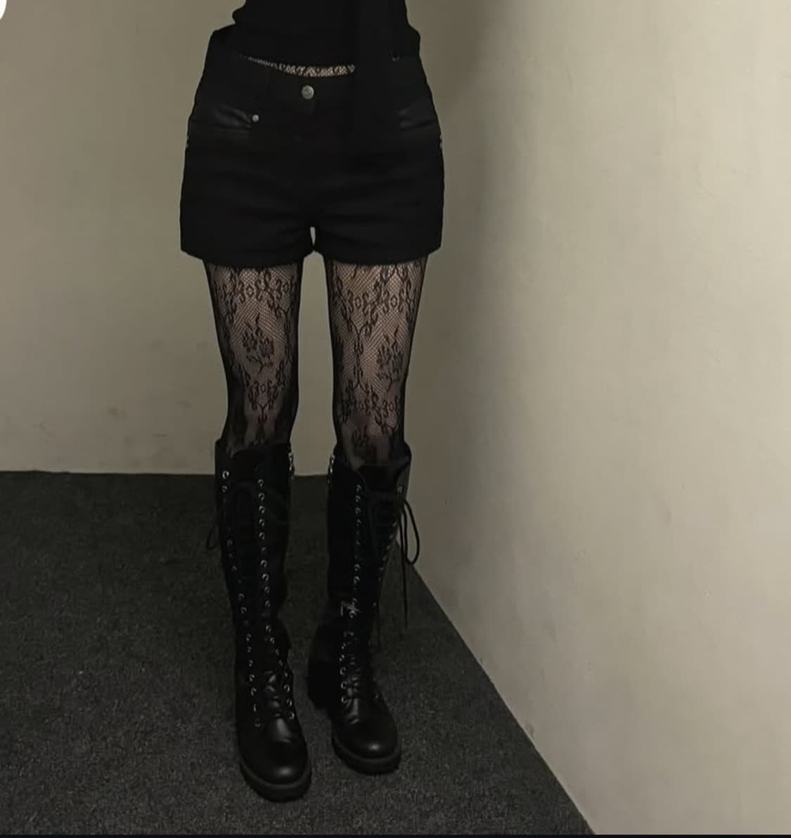 이은 레이스업 롱 부츠 상품이미지3