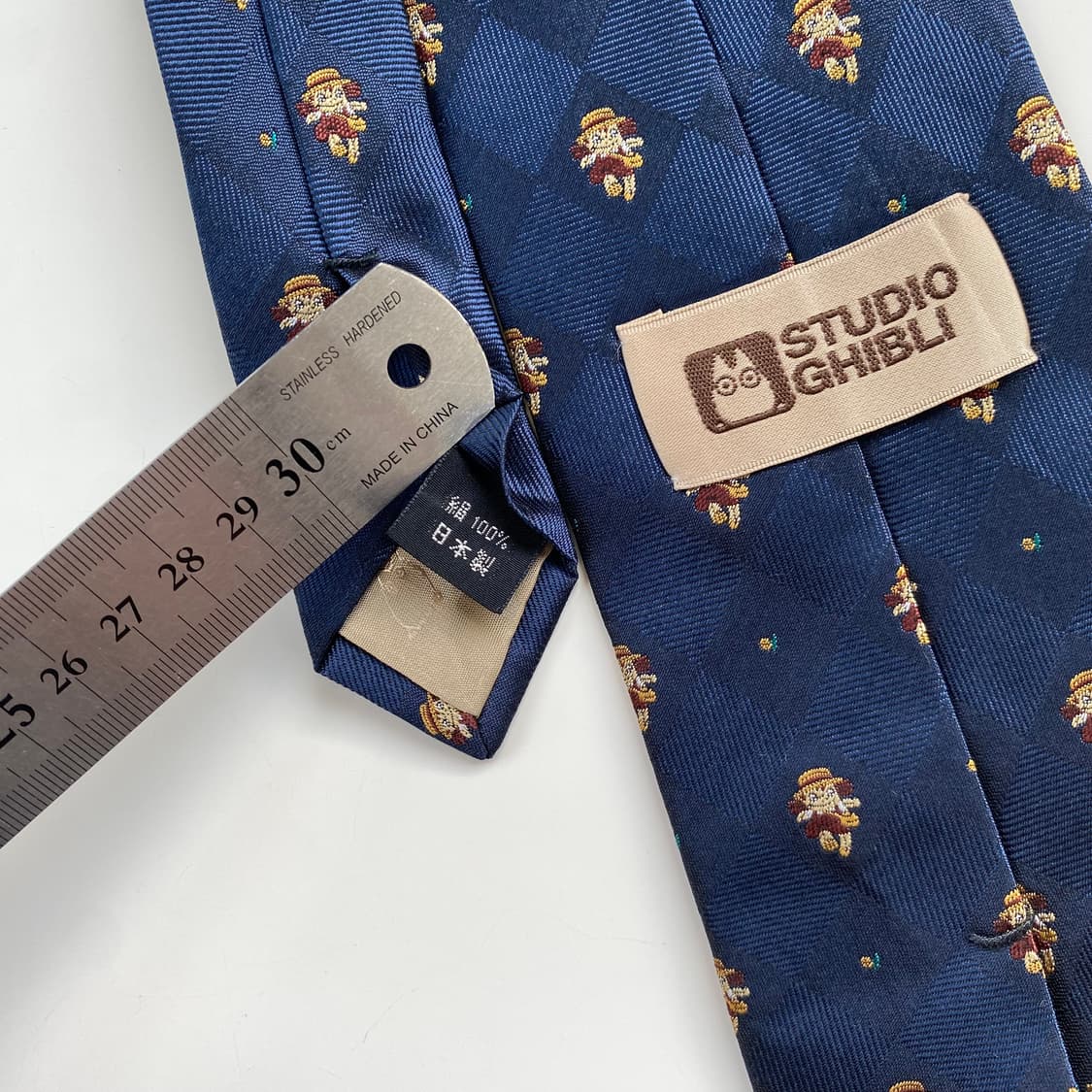 STUDIO GHIBLI 지브리 캐릭터 정품 실크넥타이 상품이미지4