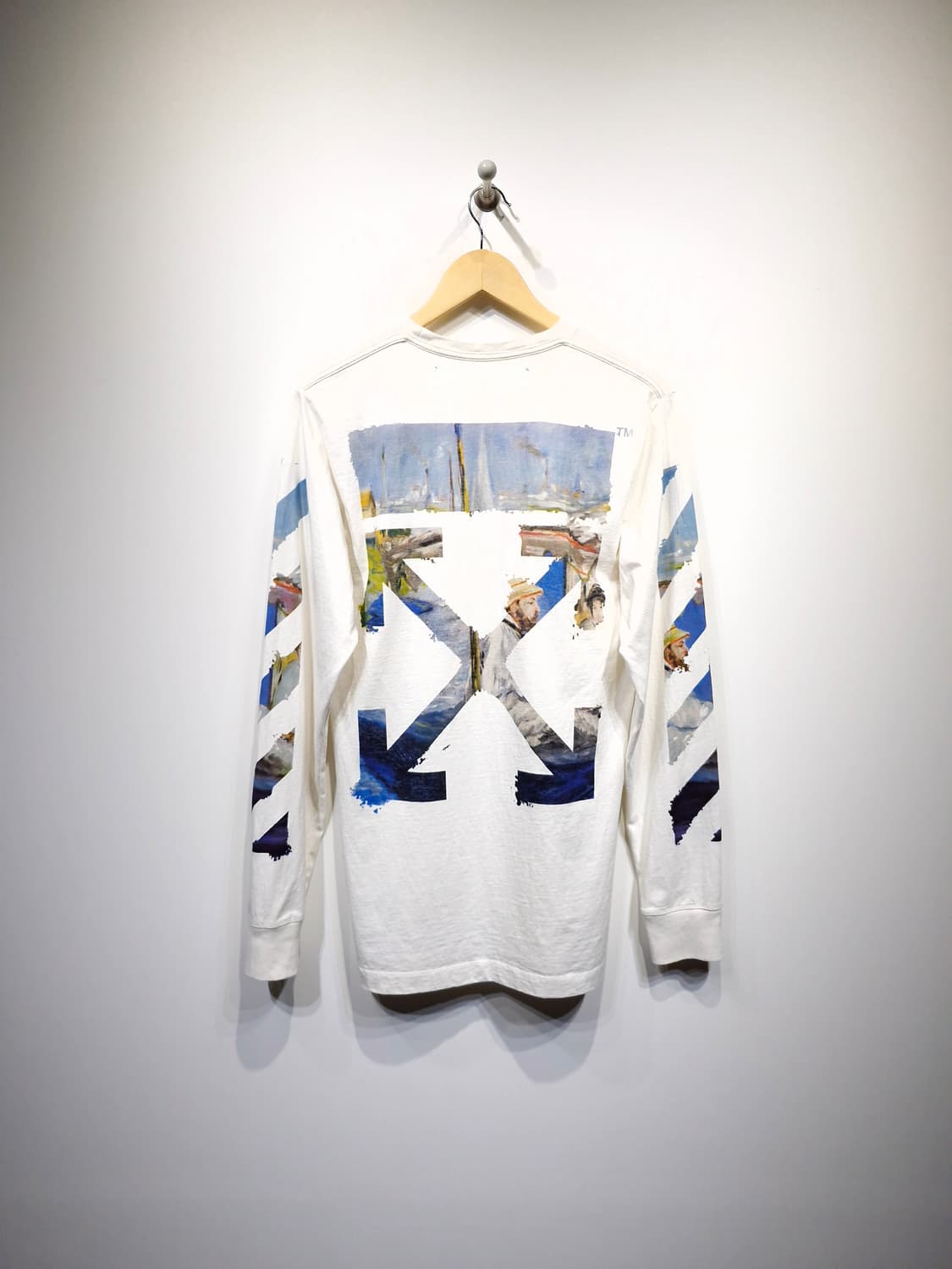 오프화이트 Off-White 유화 에로우 롱슬리브_M 상품이미지4