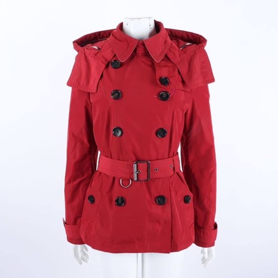 버버리 트렌치 코트  레드 66C(여성 M~L 사이즈) 상품이미지3