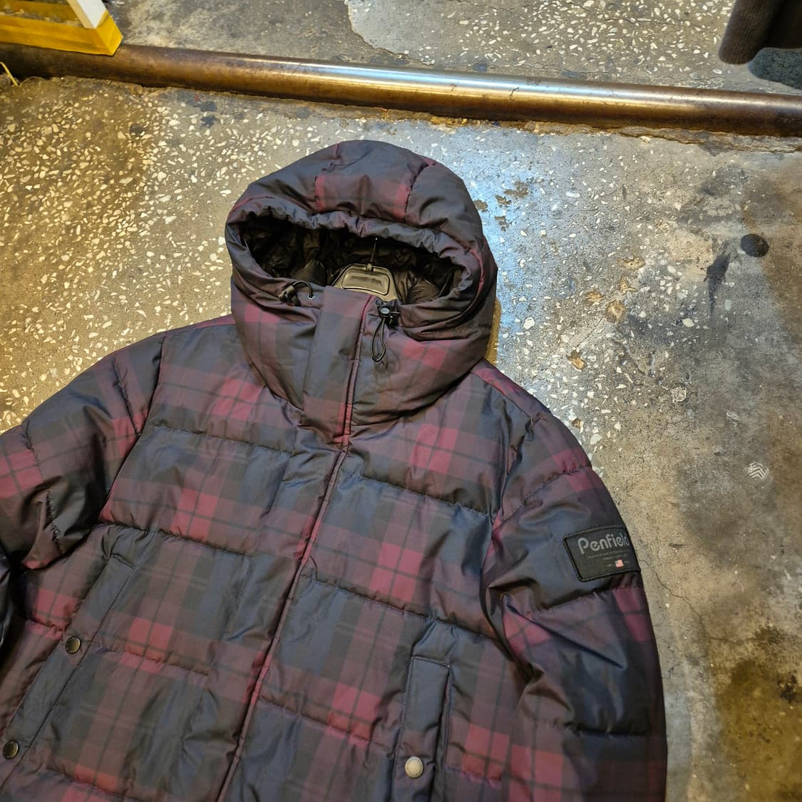 XL(착샷잇음) 펜필드 체크 롱패딩  상품이미지7