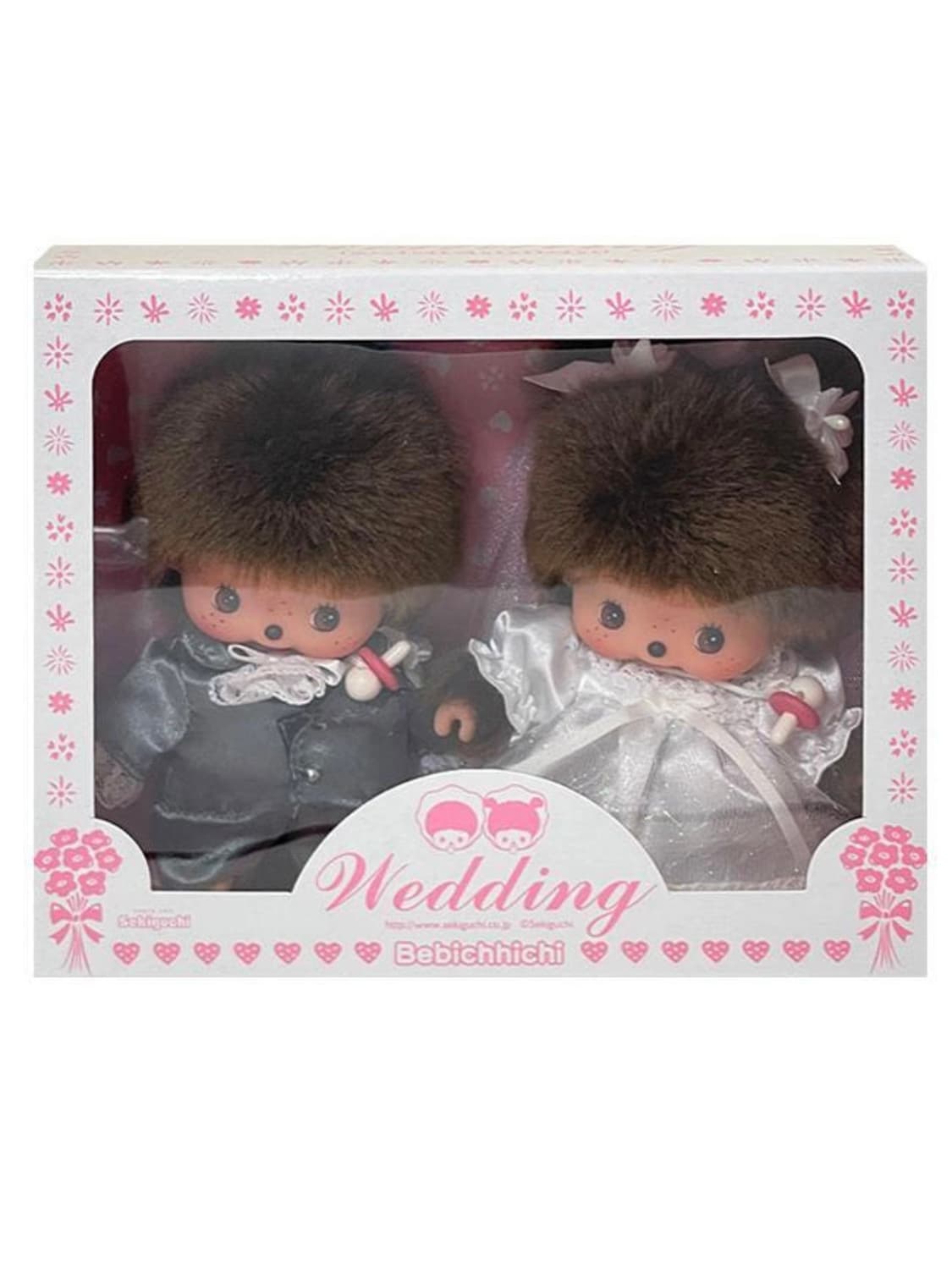 일본 웨딩몬치치 드레스 베비치치 신혼부부 봉제인형 상품이미지1