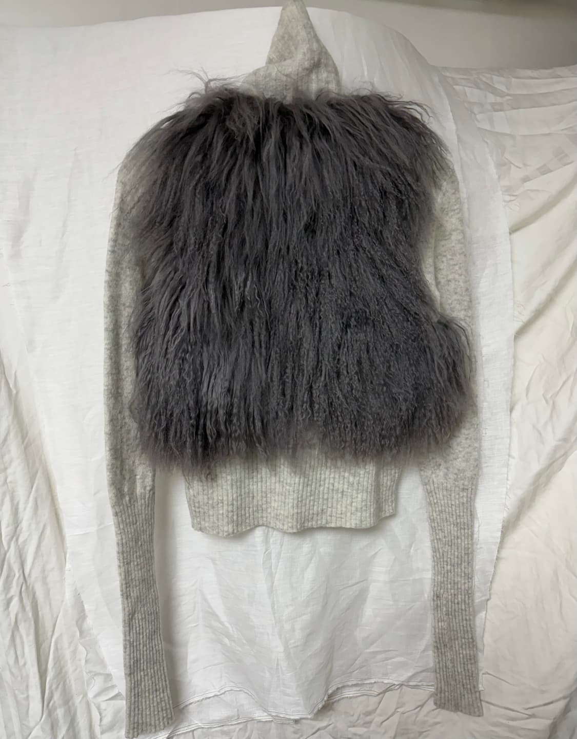 real fur vest 상품이미지2
