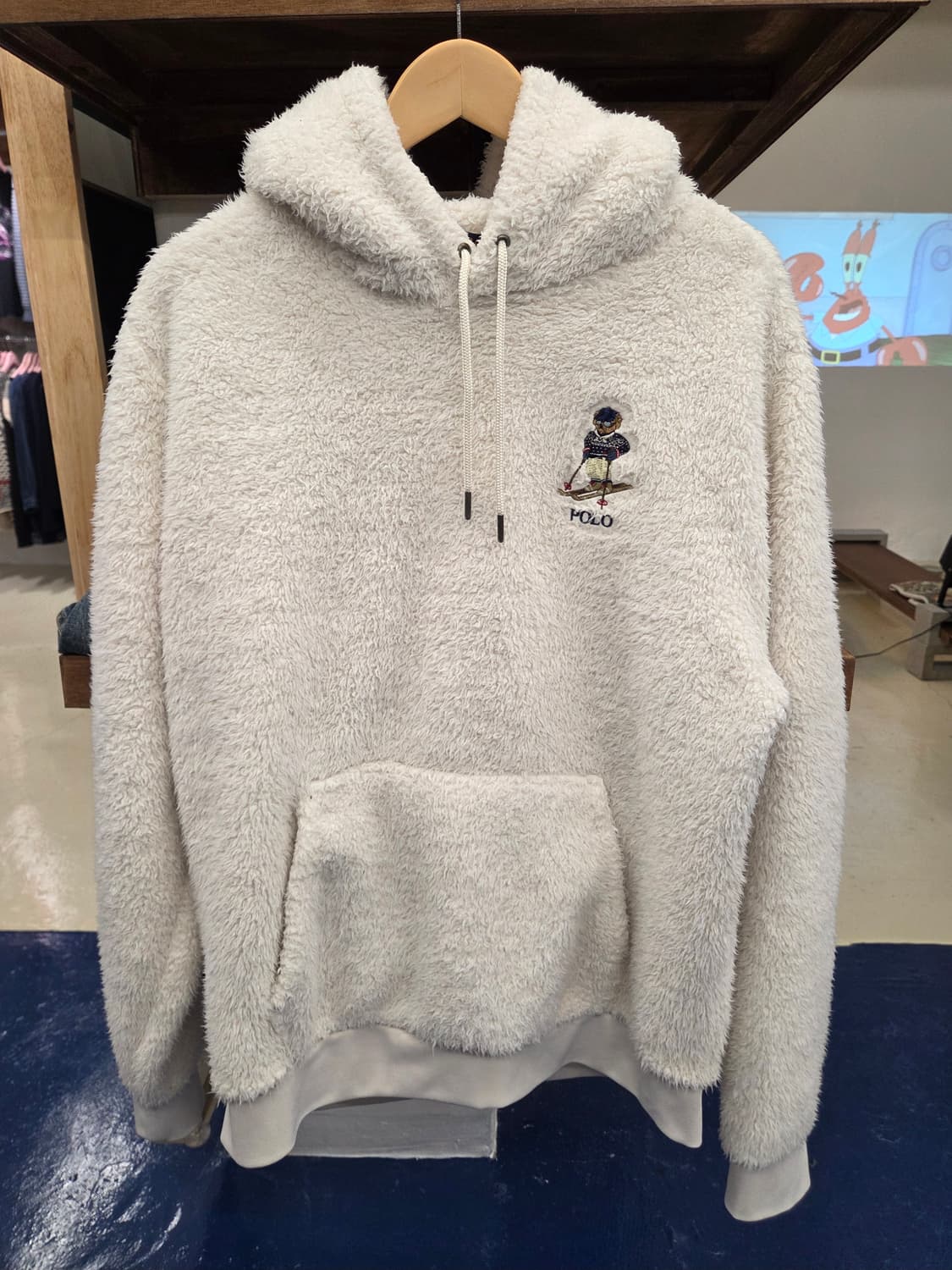 PRL 폴로 랄프로렌 신형 폴로베어 플리스 후드티 상품이미지4