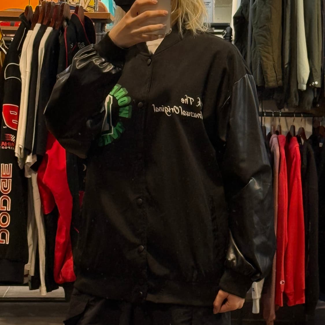 [NO.9]VTG 새틴 바시티 자켓 상품이미지4