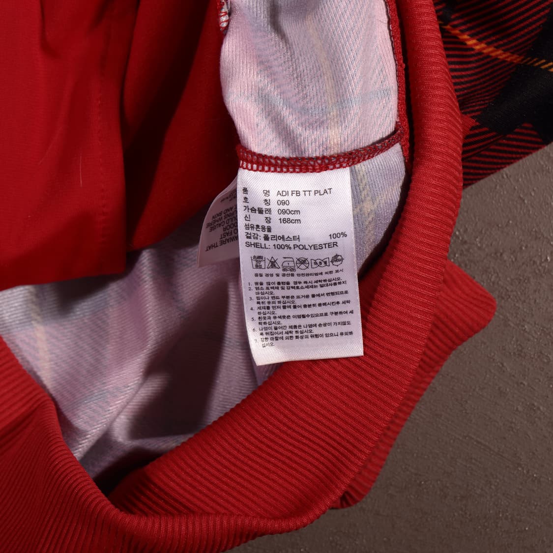 ADIDAS FLANNEL CHECK JERSEY 상품이미지6