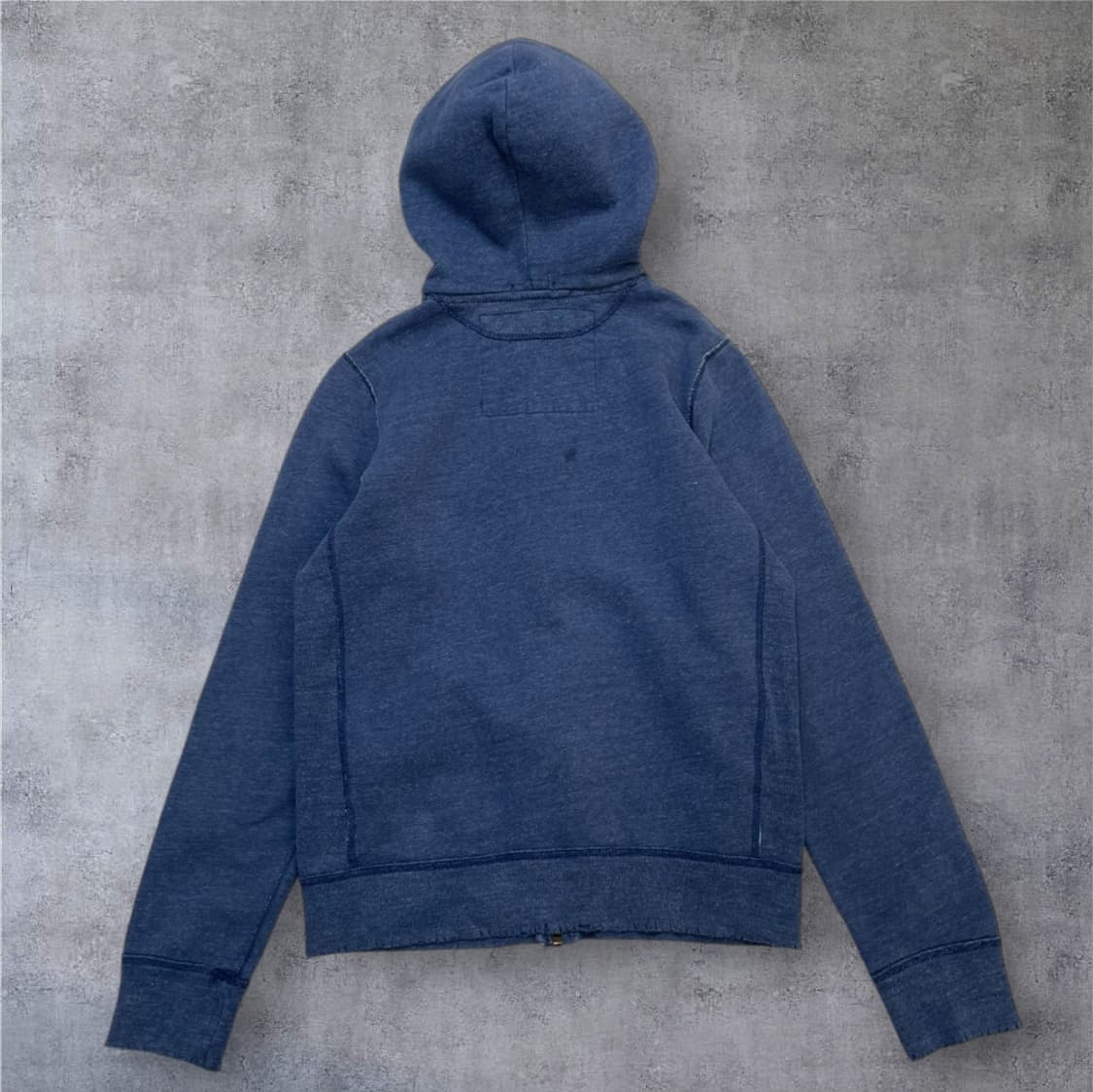 아베크롬비 네이비블루 머슬핏 기모 후드집업 L 상품이미지5