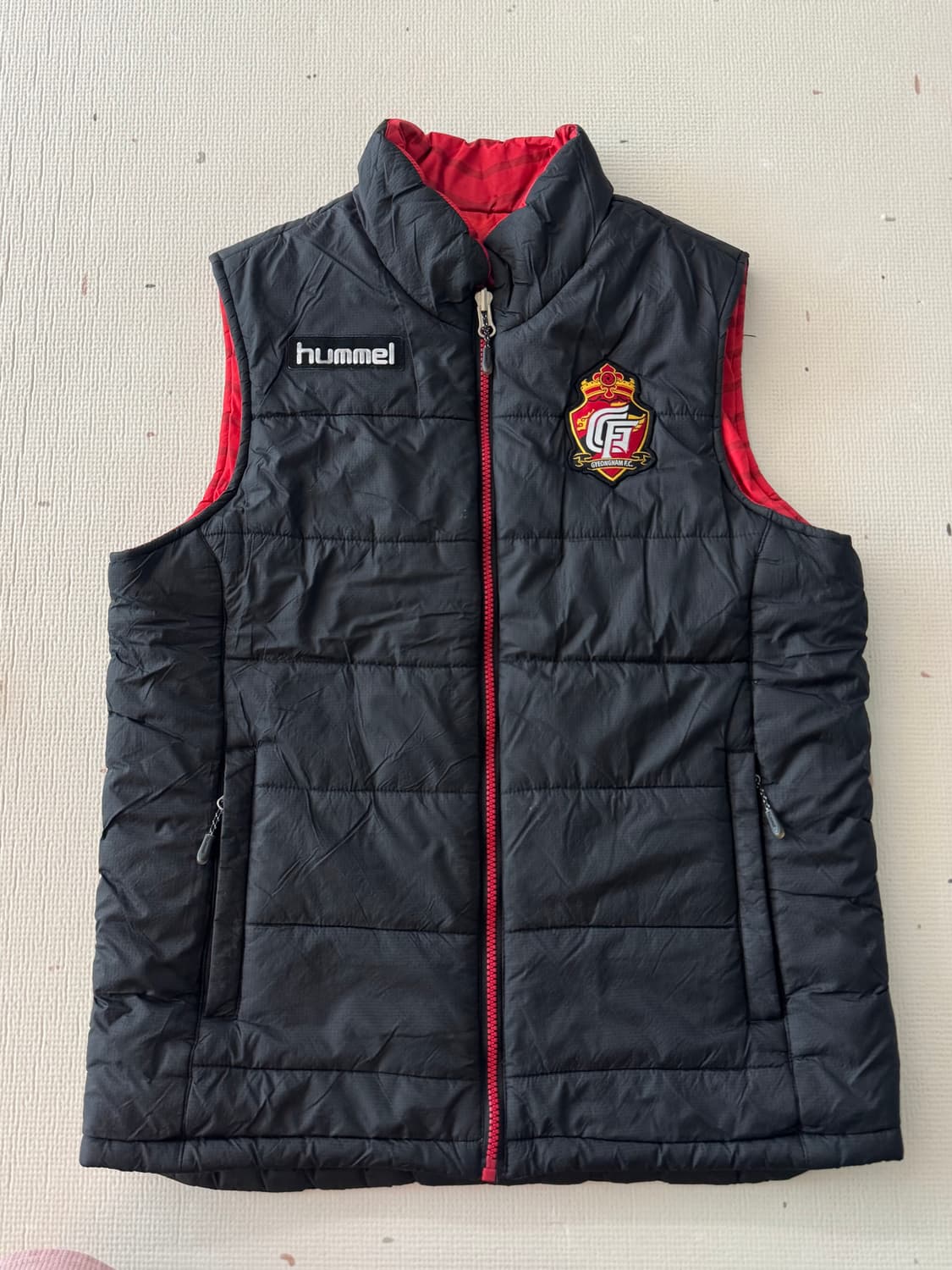 험멜 리버시블 패딩조끼 상품이미지1