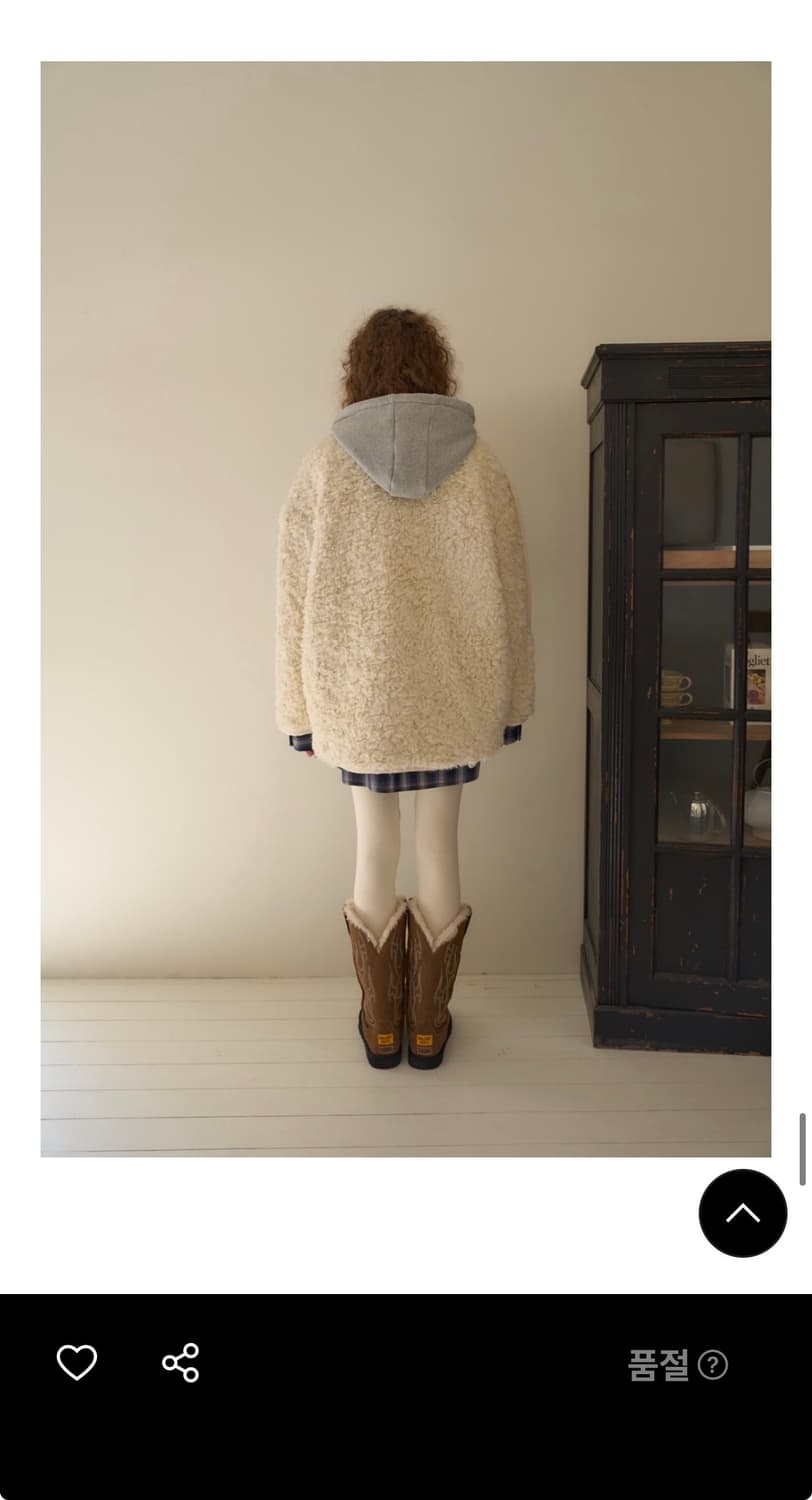 Fluffy overfit jumper / cream 상품이미지2