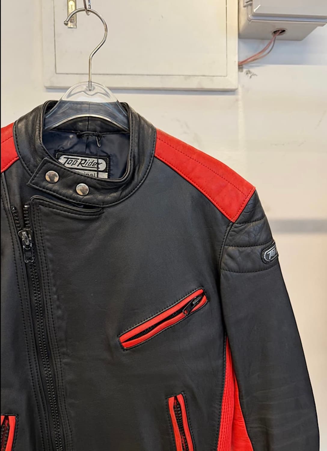 급처)Top rider Leather jacket 상품이미지1