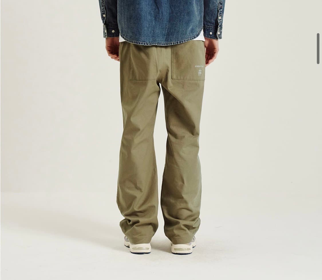 빈트릴 이지 코튼 와이드 팬츠 XL 상품이미지4