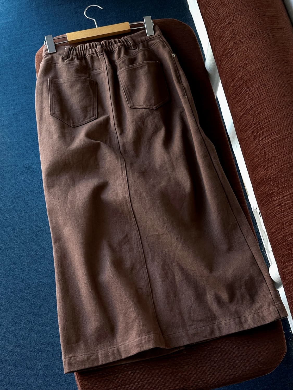 Cotton canvas mid silhouette skirt 상품이미지8