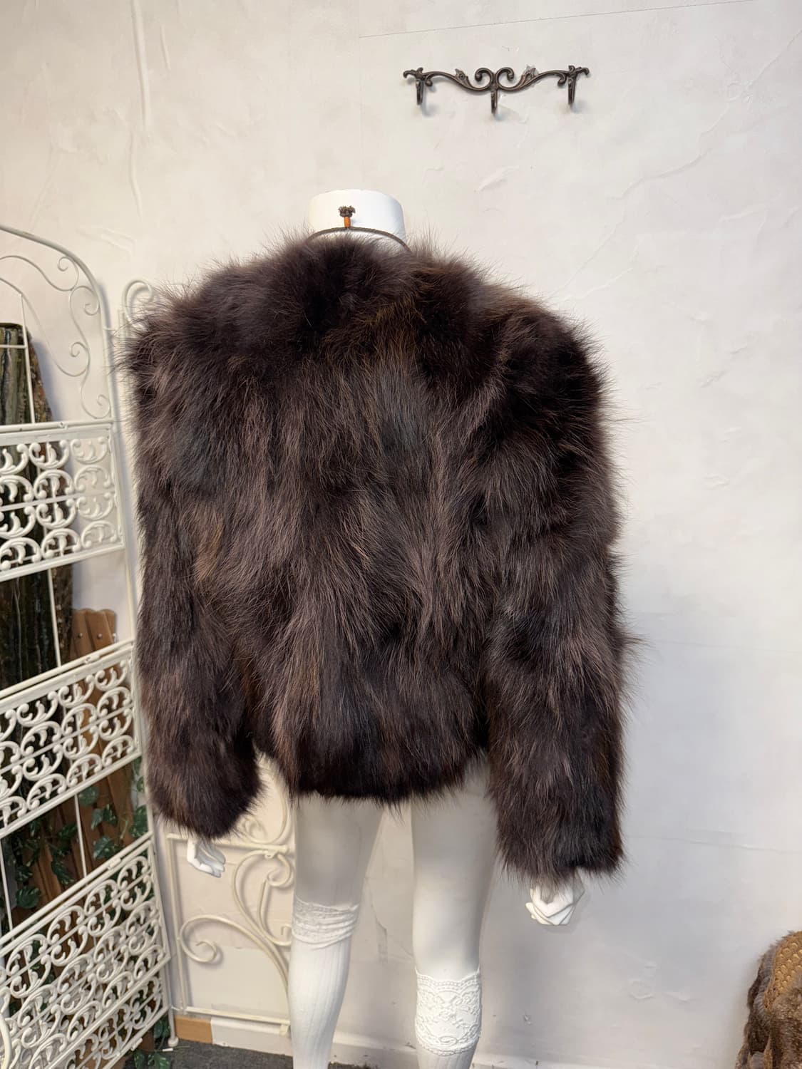 Jindo Klever dark brown raccoon fur jk 상품이미지6