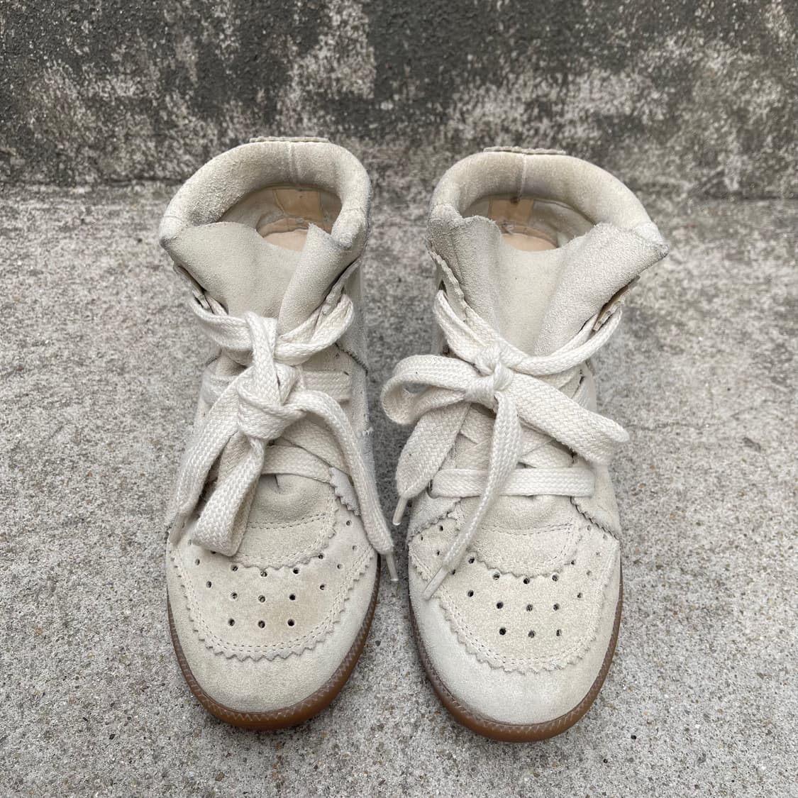 [36] Isabel Marant 스웨이드 웨지힐 스니커즈 (230) 상품이미지4