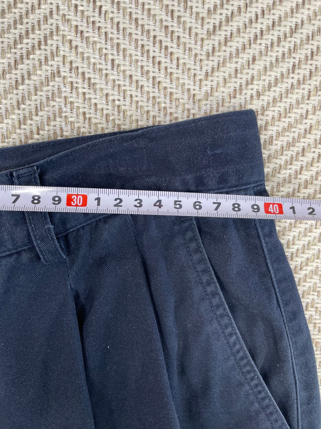 빈폴 투턱 치노팬츠 네이비 31~32올드머니/빈티지 무드  상품이미지6