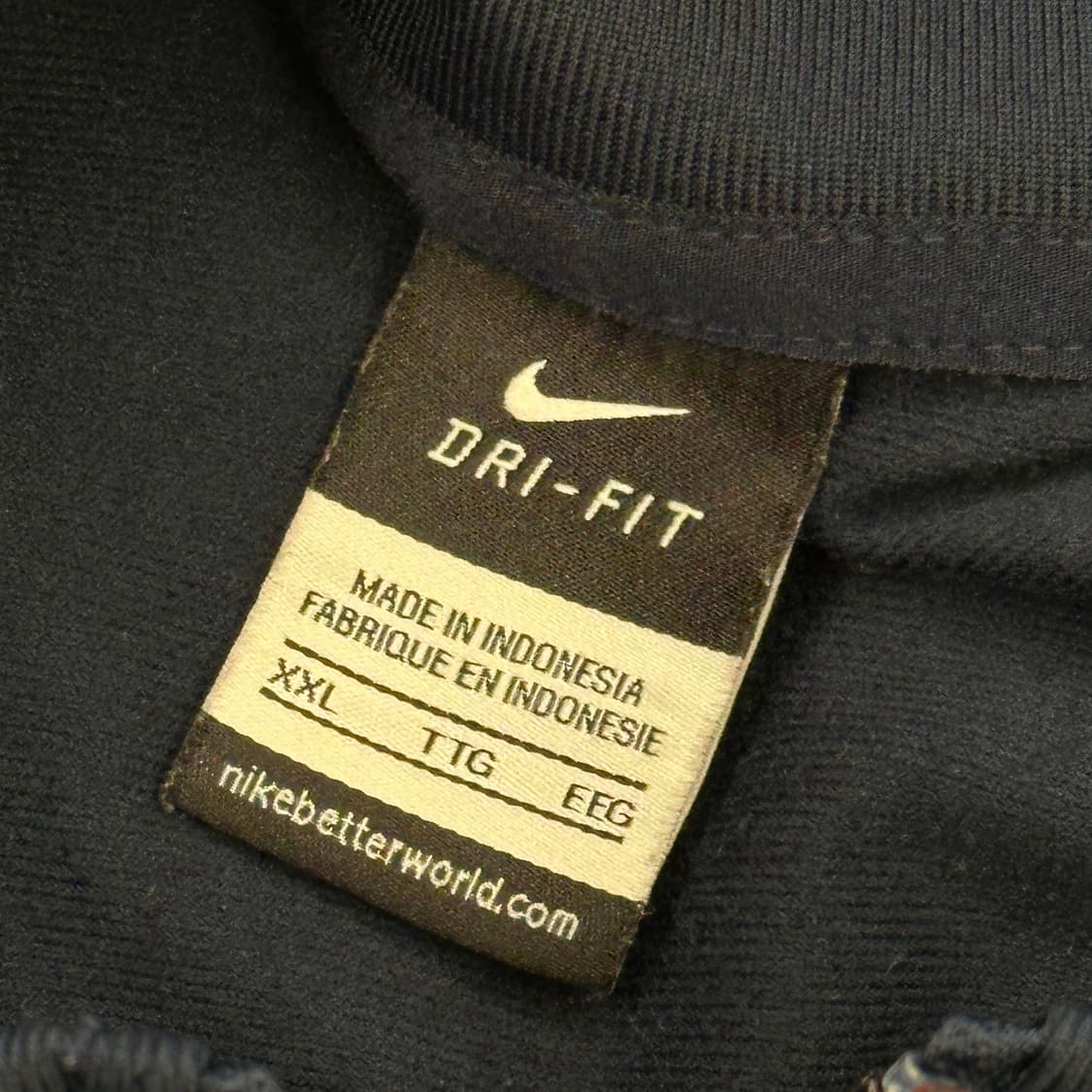 XXL 나이키 아스날 블루 파이핑 네이비 트랙탑 상품이미지4