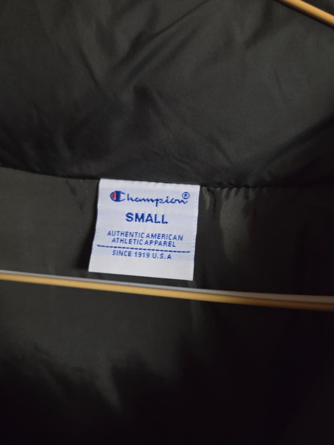 챔피온 2WAY 푸퍼 다운 재킷 카키 S 상품이미지7