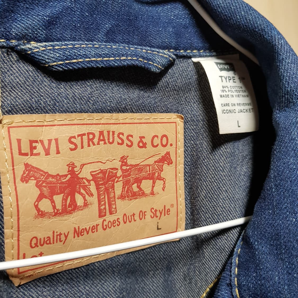 L / 리바이스 / 타입1 / 아이코닉 트러커 데님자켓/417-100 상품이미지6