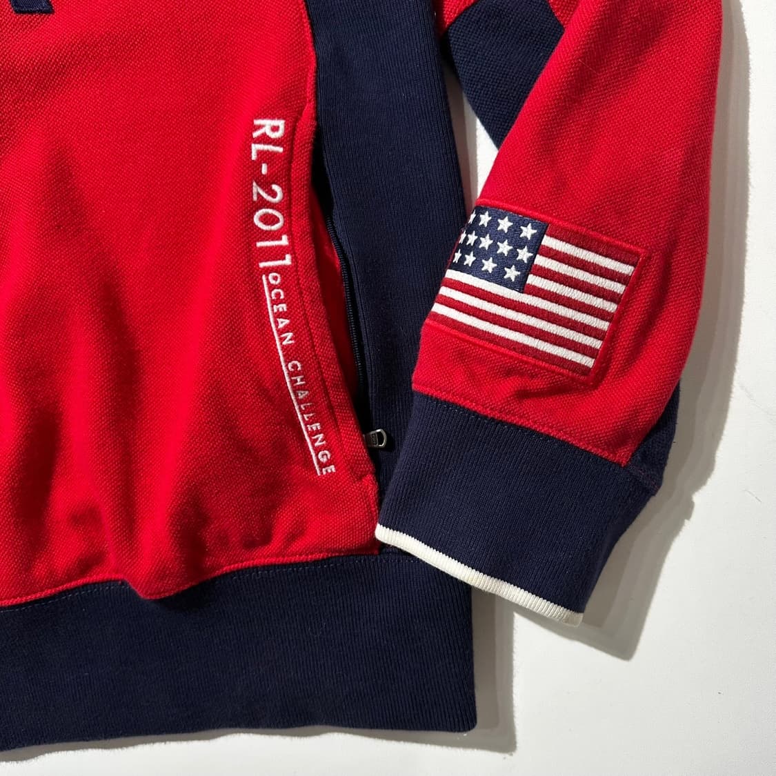 폴로 랄프로렌 빅포니 USA 레이싱 하프집업 맨투맨 상품이미지5