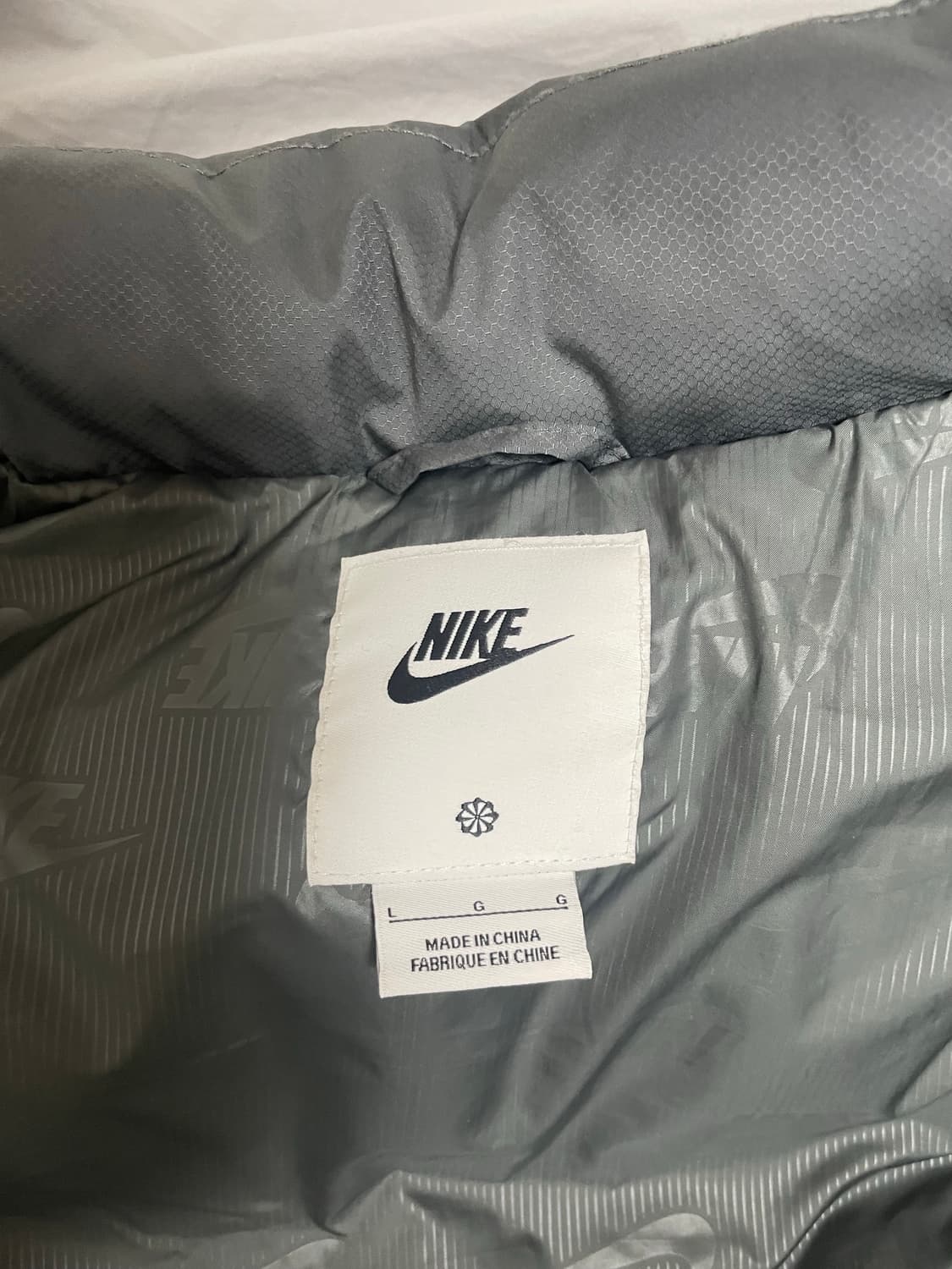 나이키 패딩 조끼 회색 상품이미지2