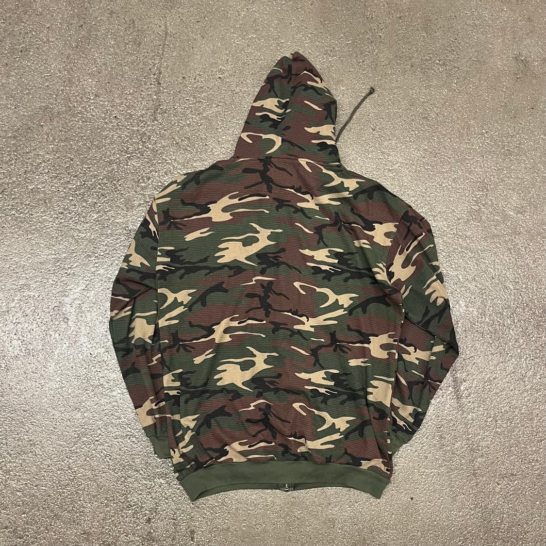 빈티지 우드랜드 와플 후드 집업 (110) 상품이미지4