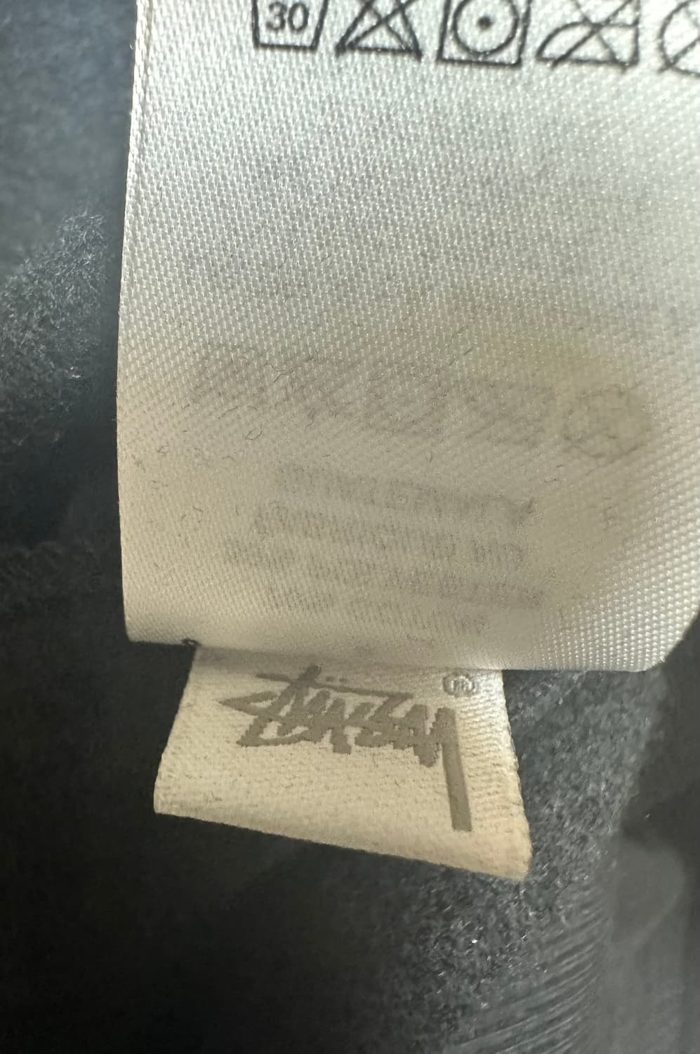 스투시 블랙 기모맨투맨 티셔츠  상품이미지8