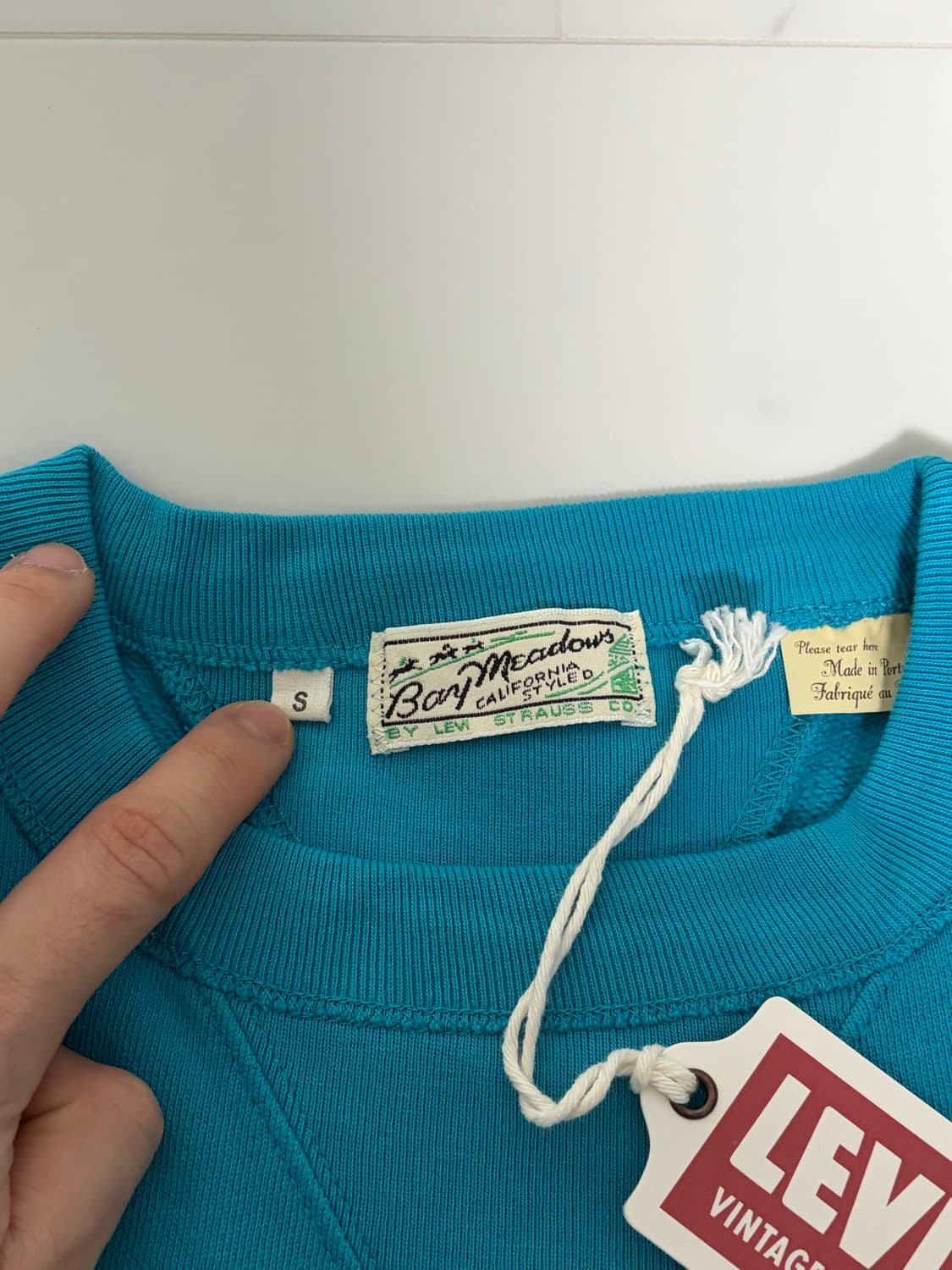 LVC 베이메도우 스웻셔츠 스머프 블루 (21931-0030) 상품이미지3