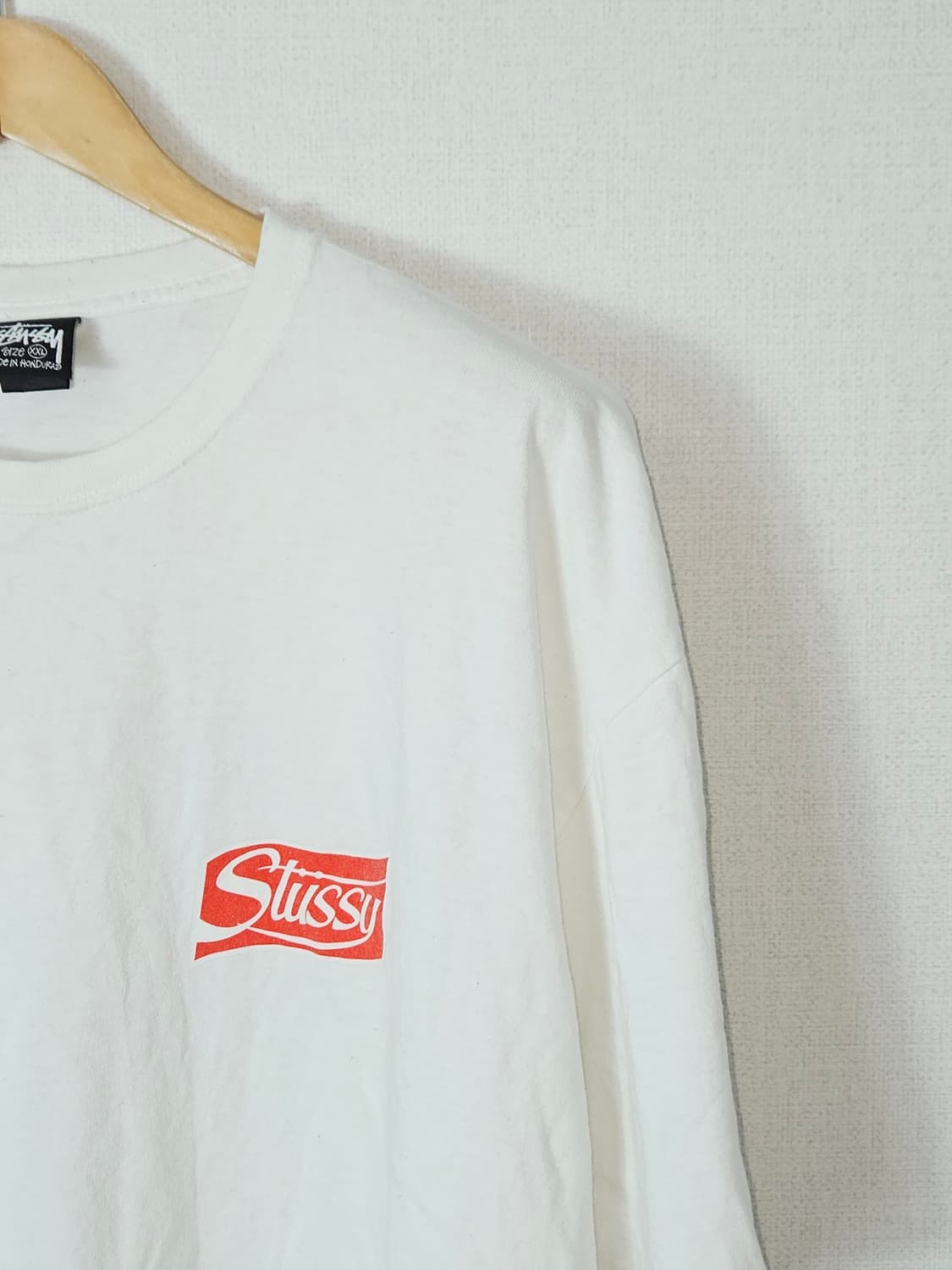 스투시 STUSSY 정품 소다캔 백프린팅 반팔 티셔츠 로고 XXL 상품이미지4