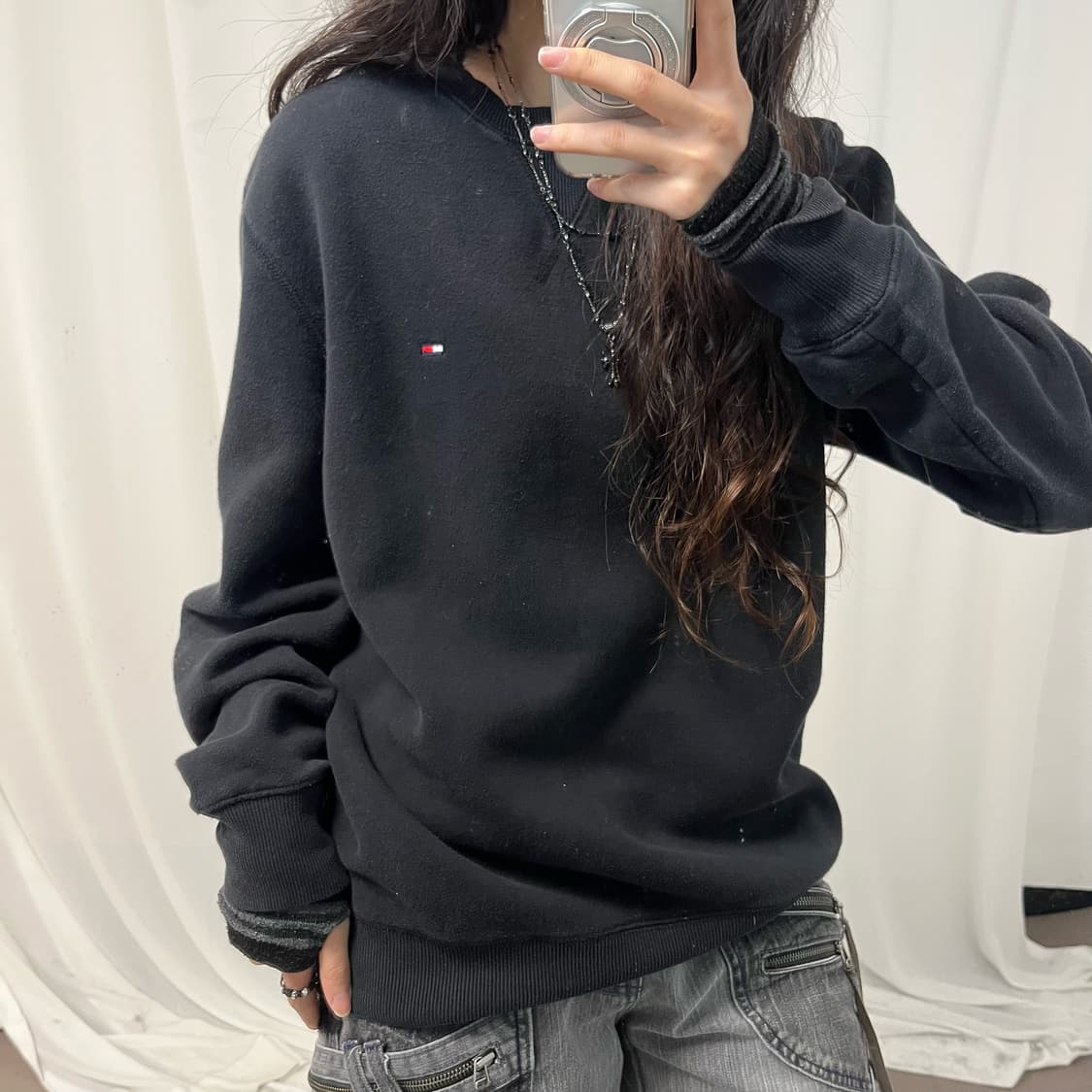 Tommy Hilfiger Black Sweatshirt 상품이미지3