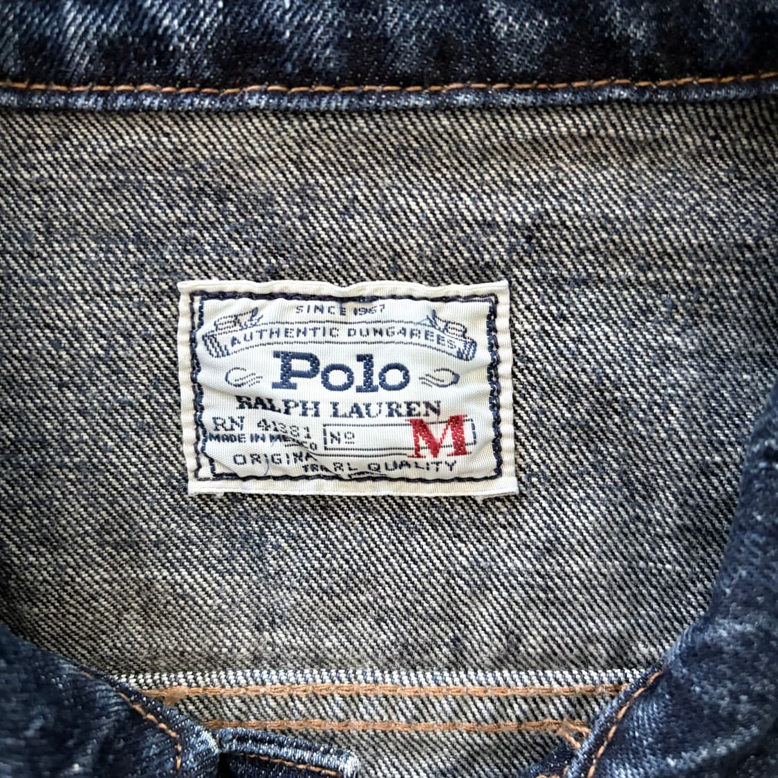 00‘s 폴로 랄프로렌 어센틱 type lll 트러커 데님자켓 상품이미지4