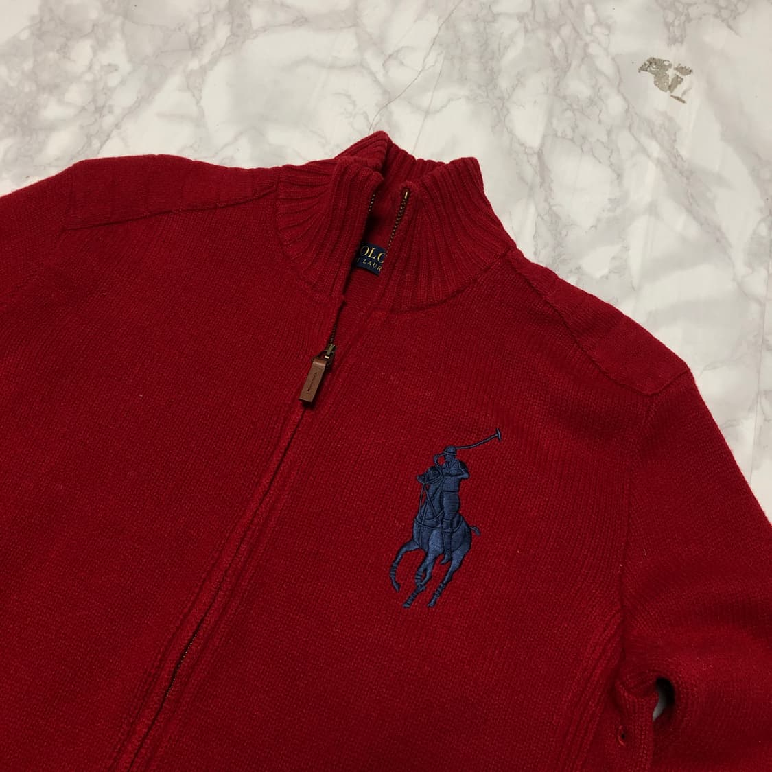 폴로 랄프로렌 빅포니 니트 자켓 집업 남성용 상품이미지3