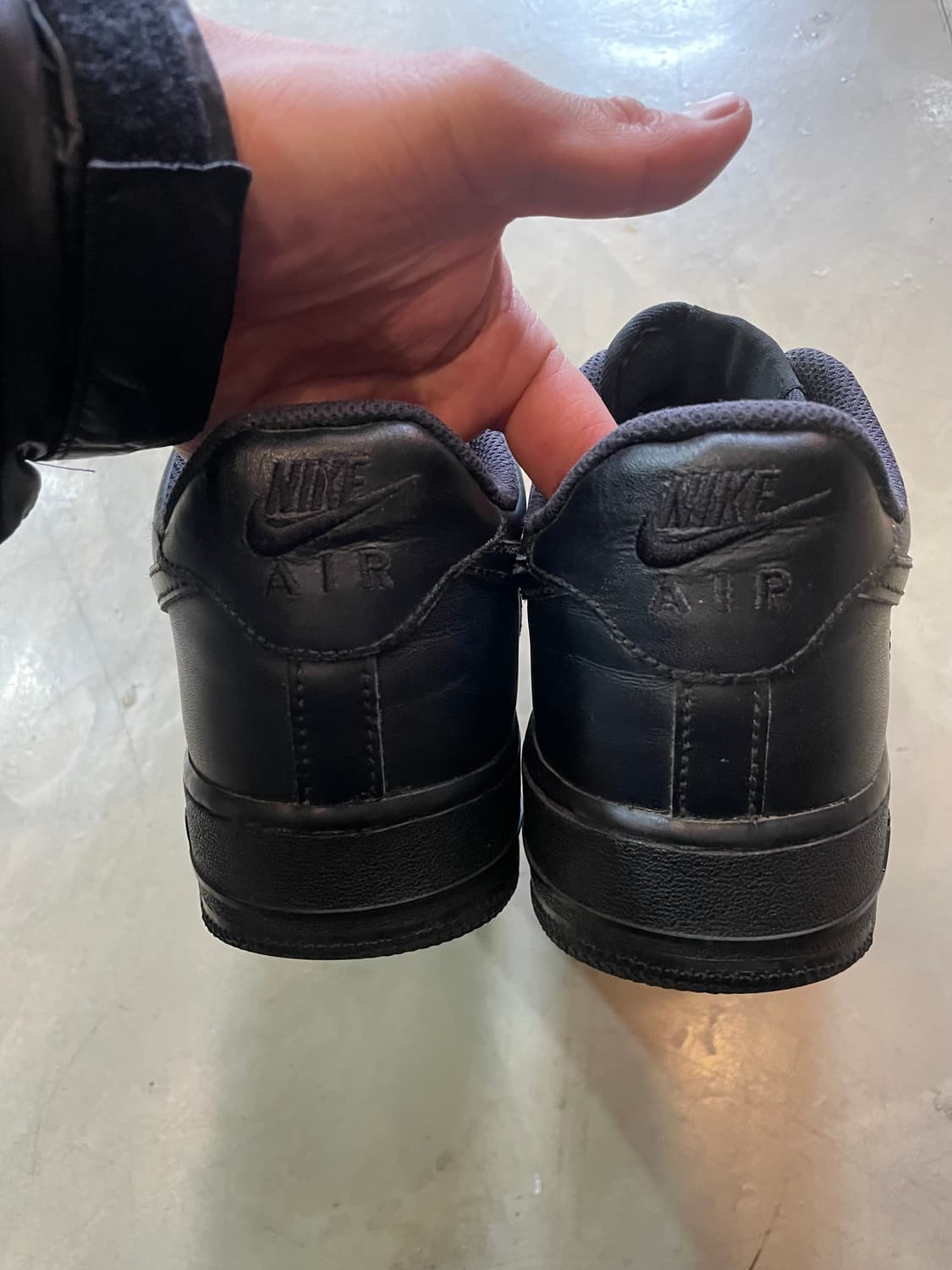 나이키 에어포스1 블랙 270 상품이미지6