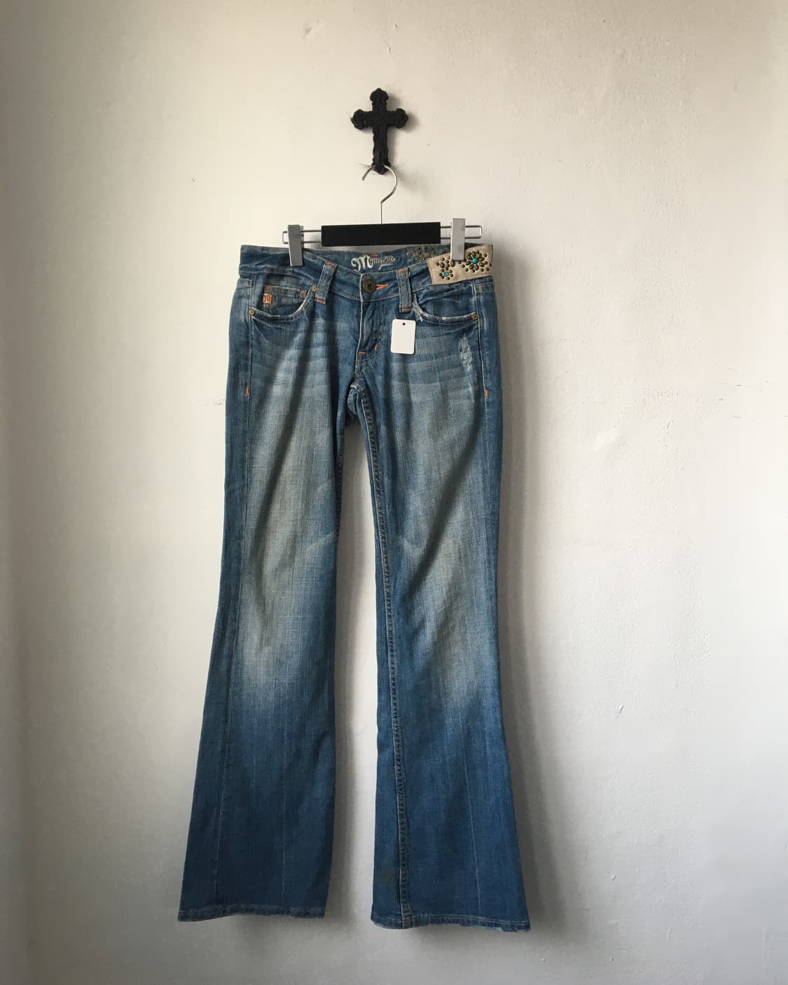Western mood concho point denim pants 상품이미지4