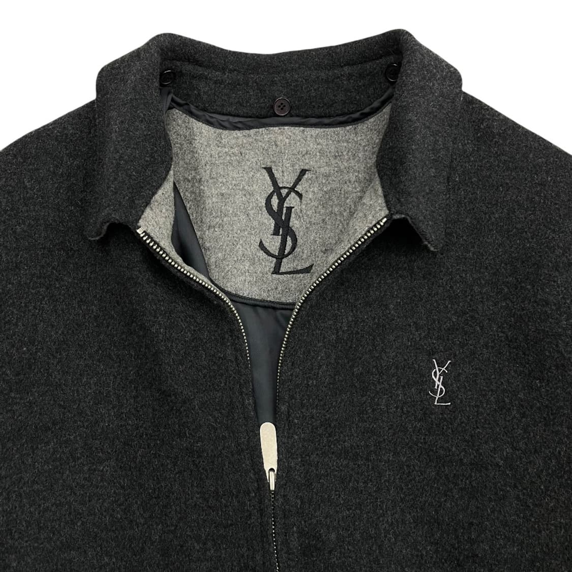 입생로랑 딥 차콜 카라 자켓 105 상품이미지4