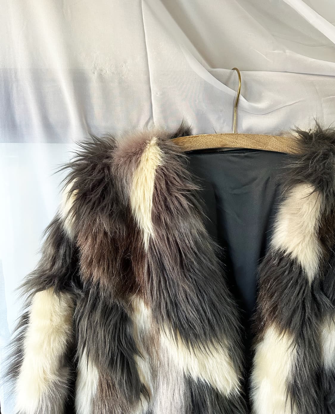 SENSE OF PLACE faux fur mixed jacket 상품이미지9