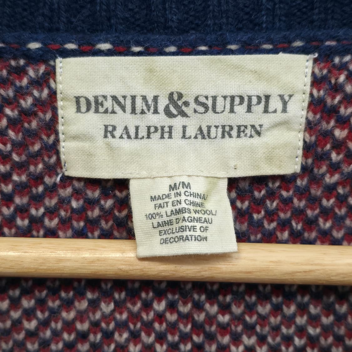 [M] 폴로 데님앤서플라이 노르딕 울 니트 상품이미지6