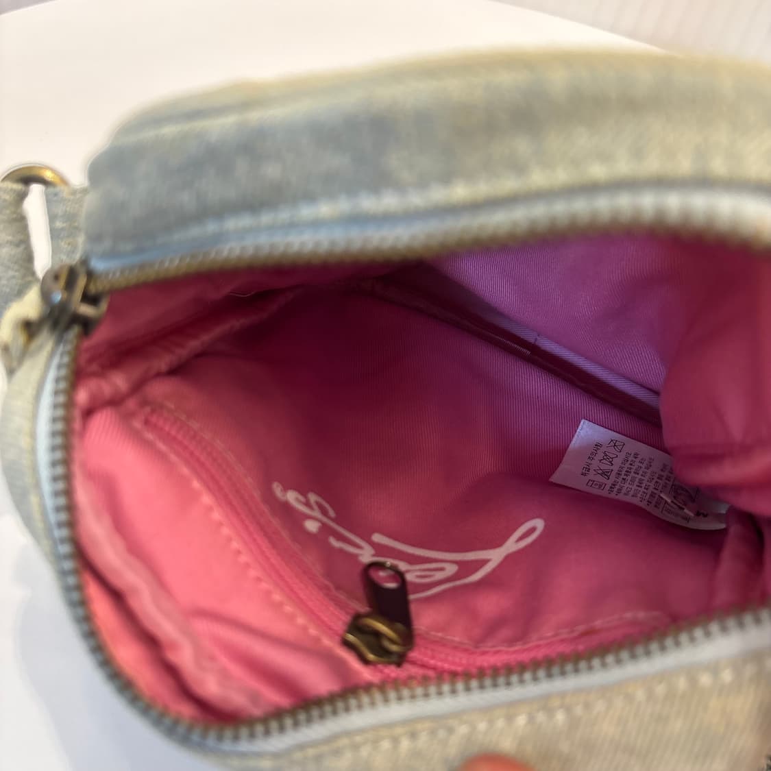 정품 리바이스 빈티지 데님 크로스백     상품이미지7