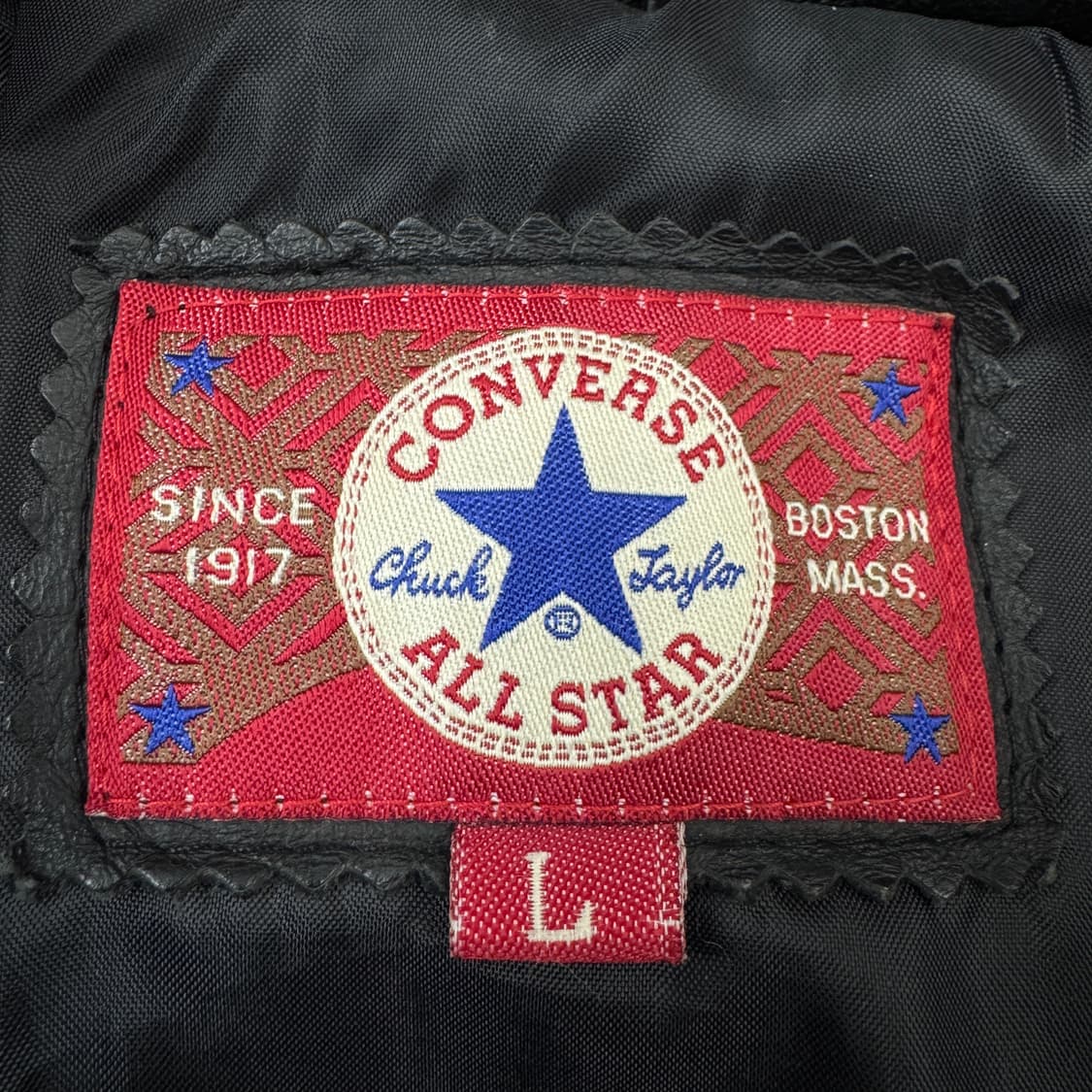 컨버스 제팬 소가죽 카우레더 리얼레더 가죽 패딩  상품이미지5