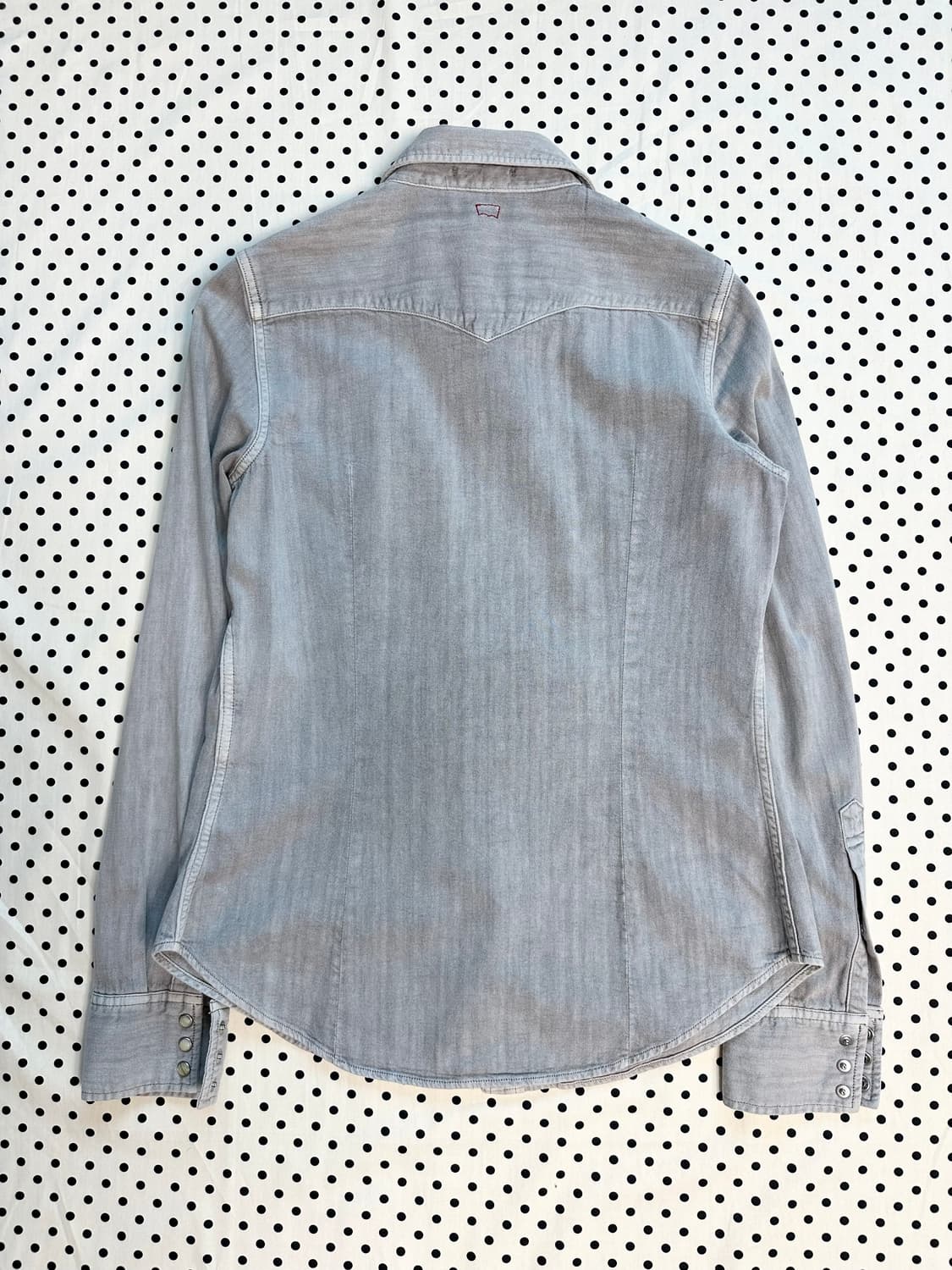 리바이스 웨스턴 스냅버튼 데님셔츠 상품이미지4