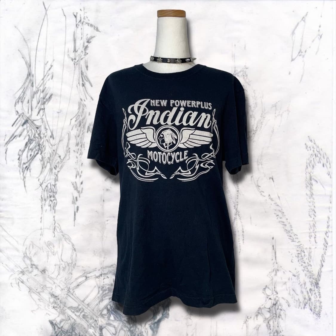 Indian printed short sleeves 상품이미지2