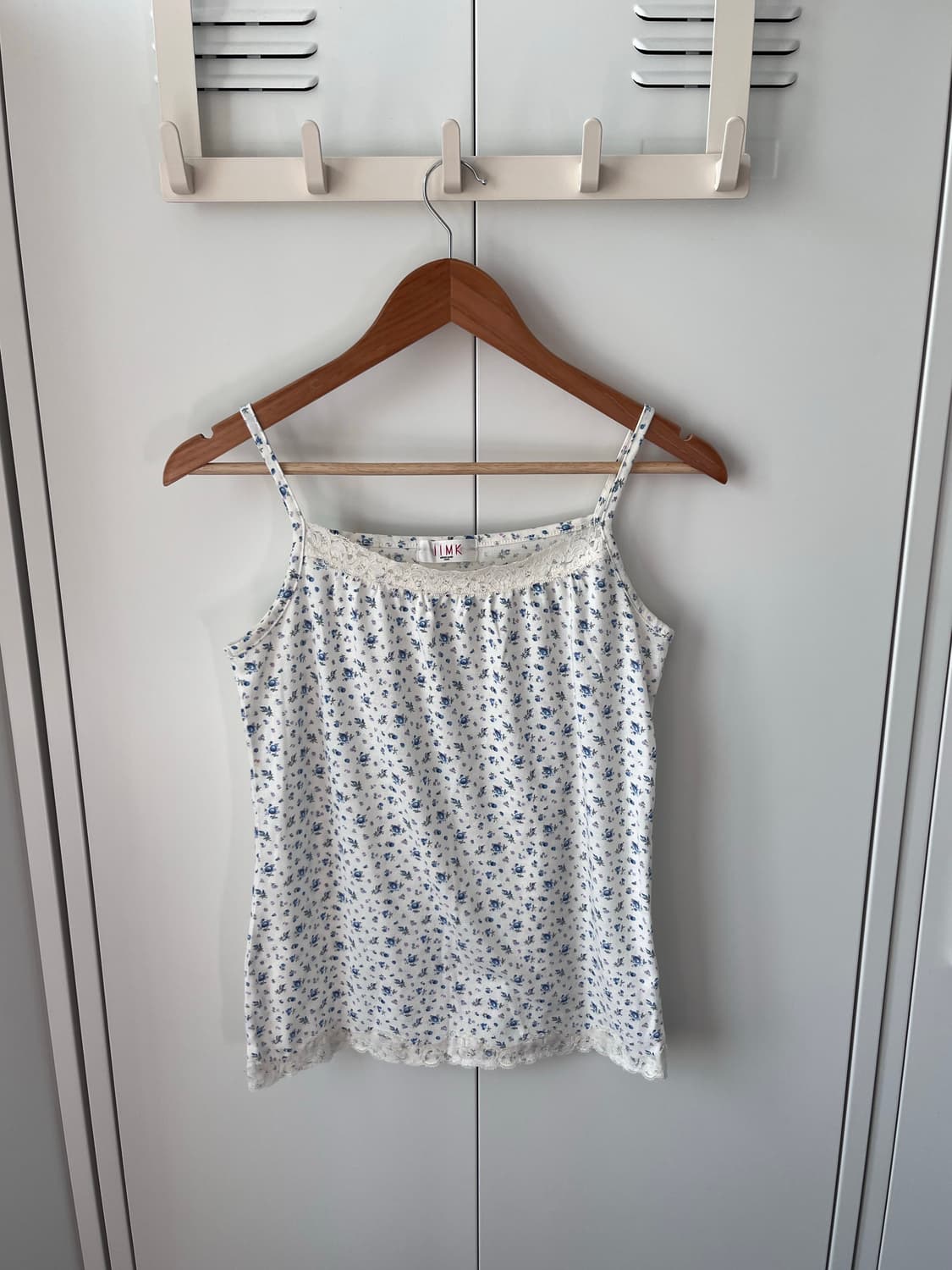 Iimk 레이스 잔꽃 패턴 슬리브리스 상품이미지6