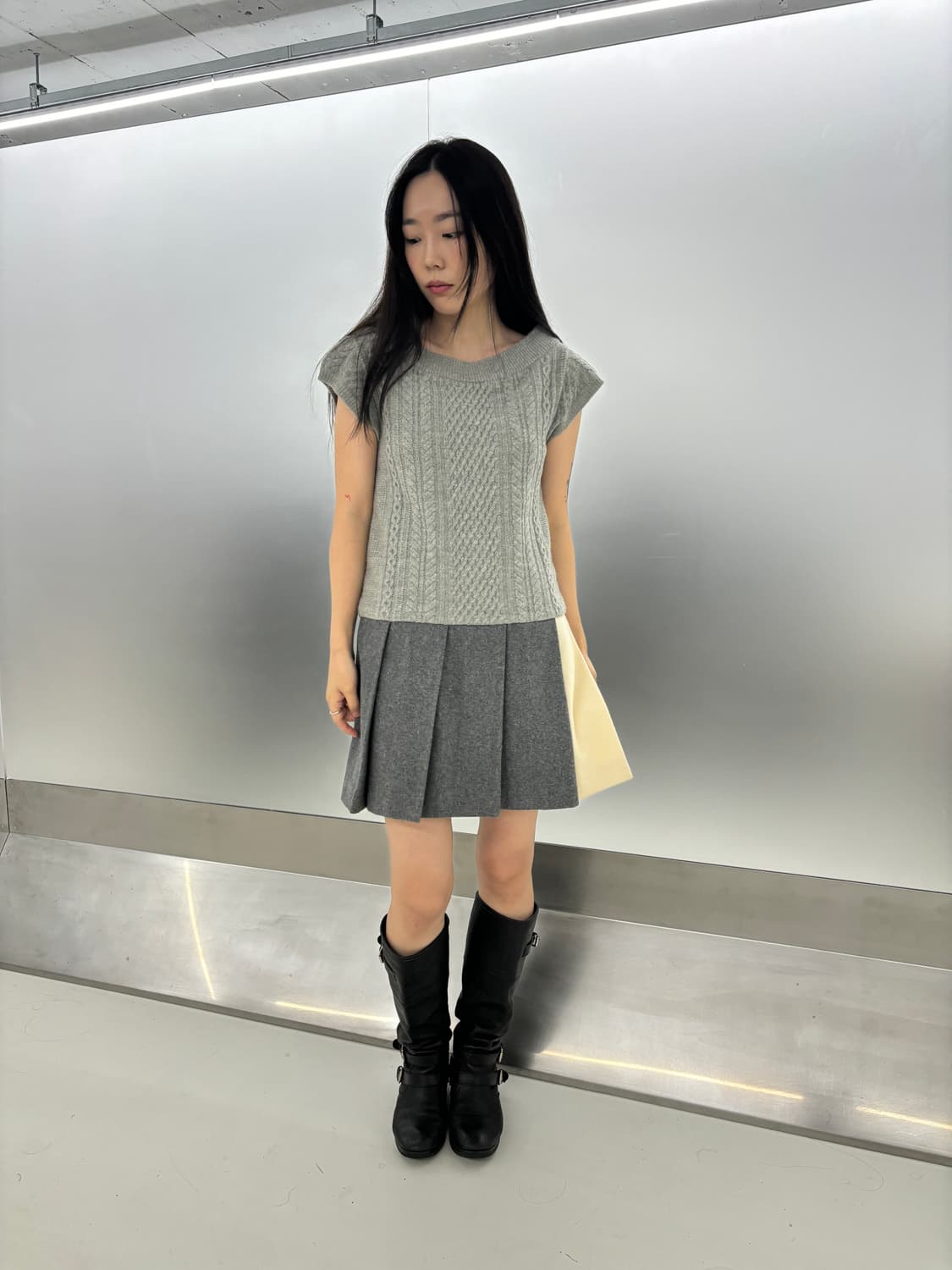 sacai luck wool knit dress 상품이미지9