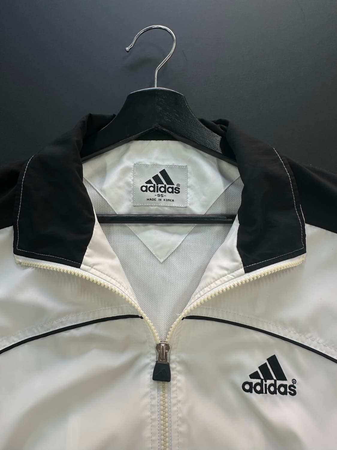 아디다스 90s 화이트 윈드브레이커 자켓 상품이미지7