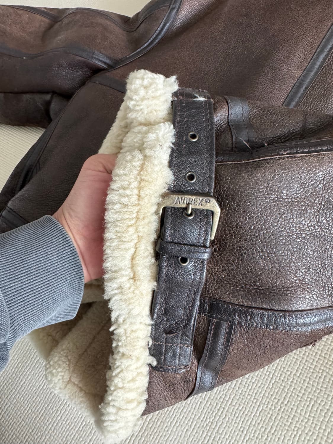 아비렉스 B3 무스탕 상품이미지9